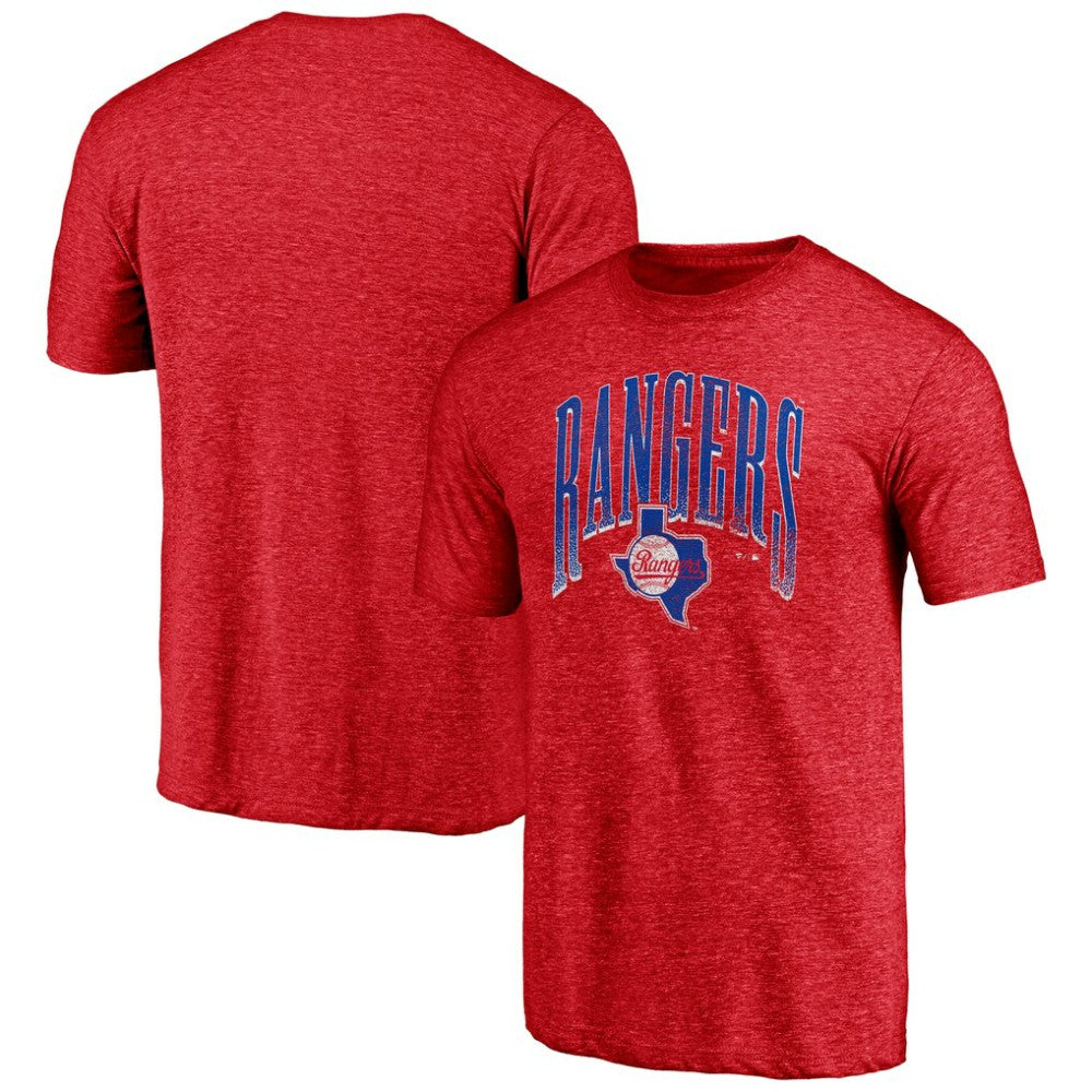 Texas Rangers Line Corps Tri-Blend T-Shirt | MLB New