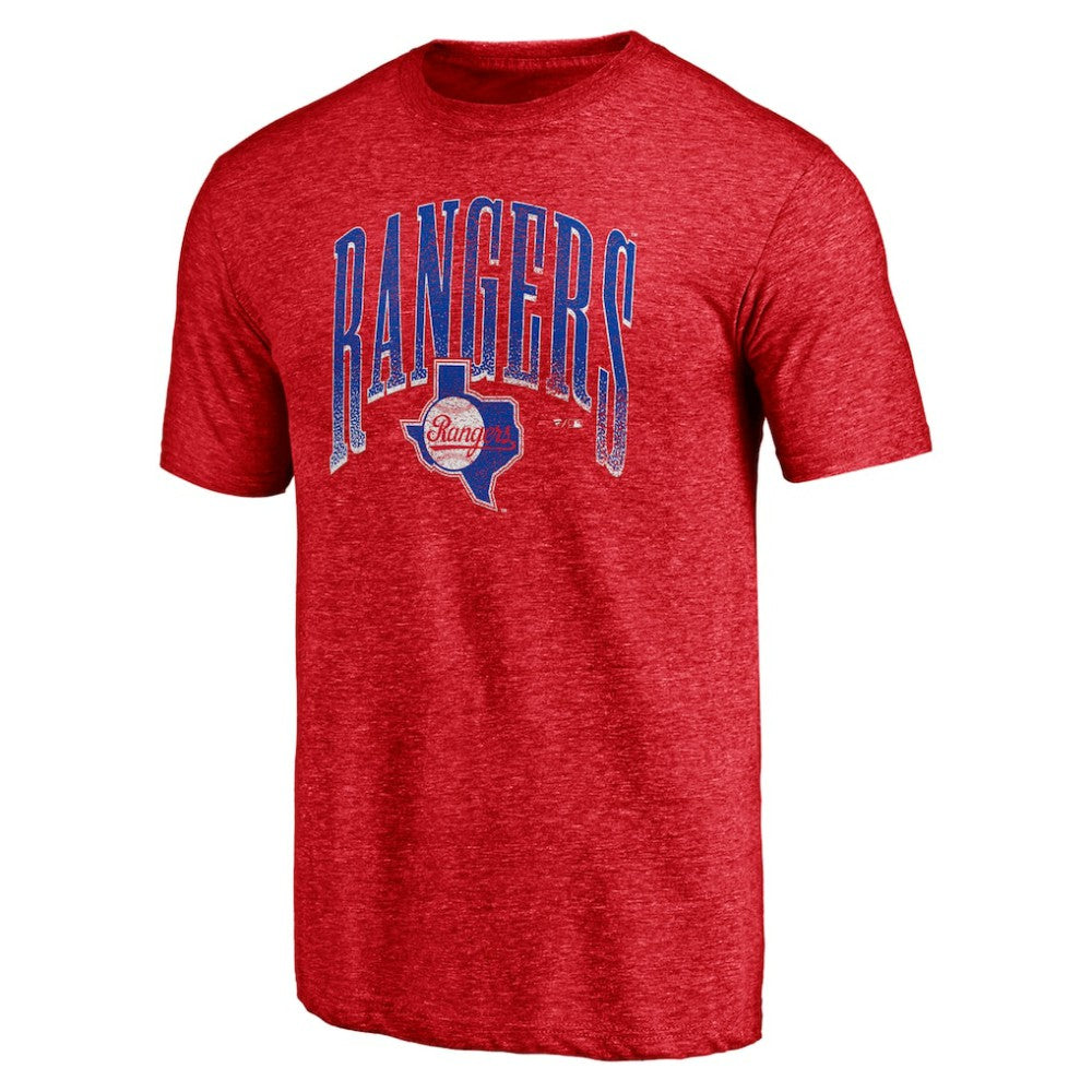 Texas Rangers Line Corps Tri-Blend T-Shirt | MLB New