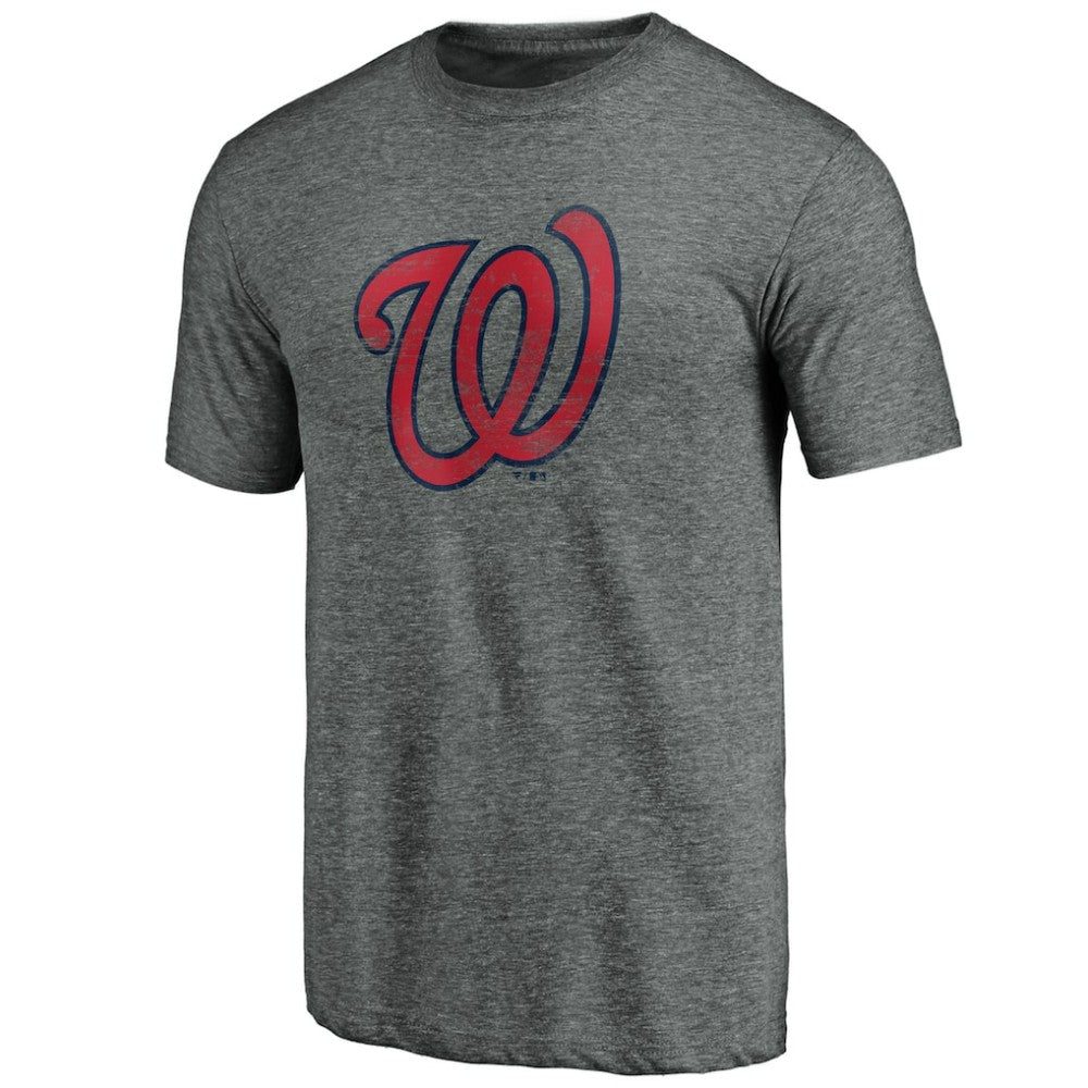 Washington Nationals Weathered Official Logo Tri-Blend T-Shirt | MLB Near me