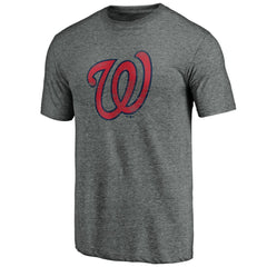 Washington Nationals Weathered Official Logo Tri-Blend T-Shirt | MLB Near me