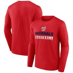 Washington Nationals Let's Go Long Sleeve T-Shirt | MLB New