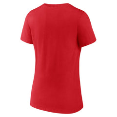Washington Nationals Women's Victory Script V-Neck T-Shirt | MLB New