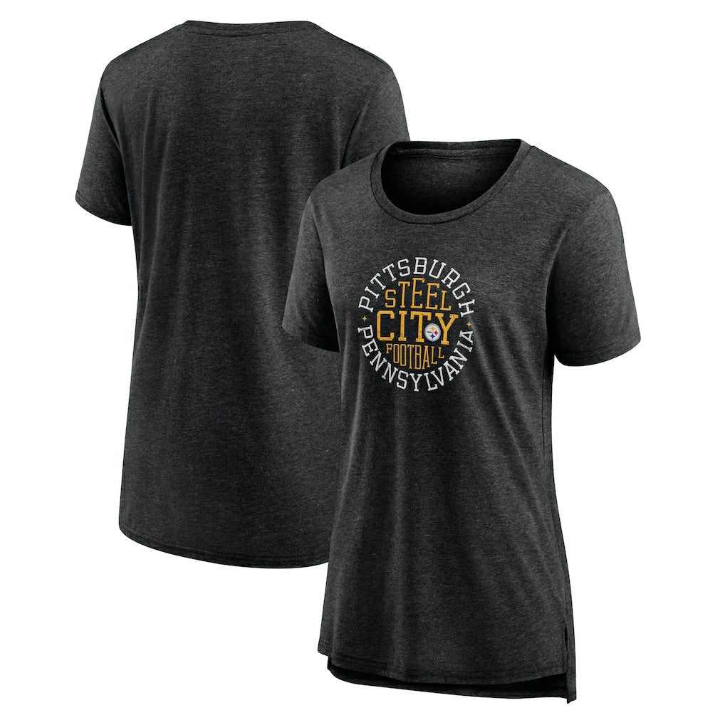 Pittsburgh Steelers  Women's Steel City Tri-Blend T-Shirt