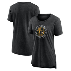 Pittsburgh Steelers  Women's Steel City Tri-Blend T-Shirt