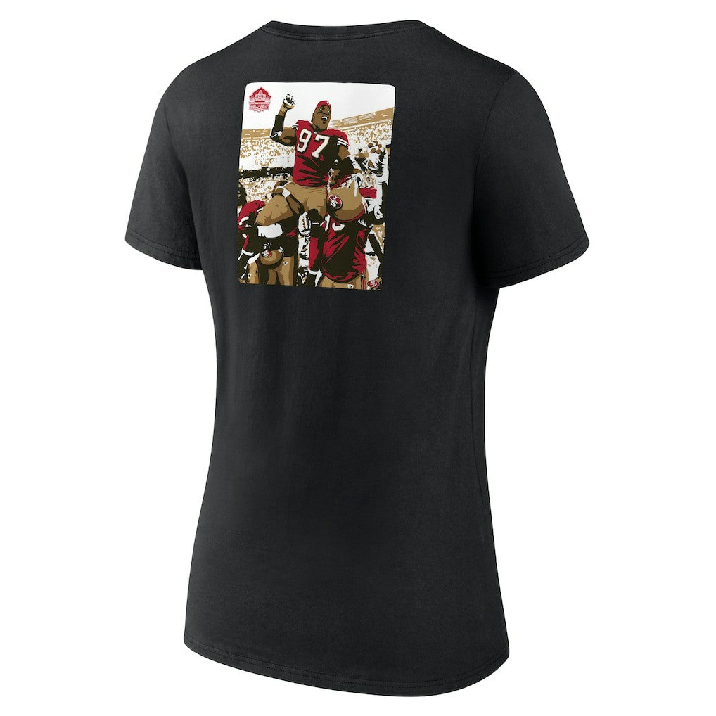 San Francisco 49ers  Bryant Young  Women's Hall of Fame V-Neck T-Shirt