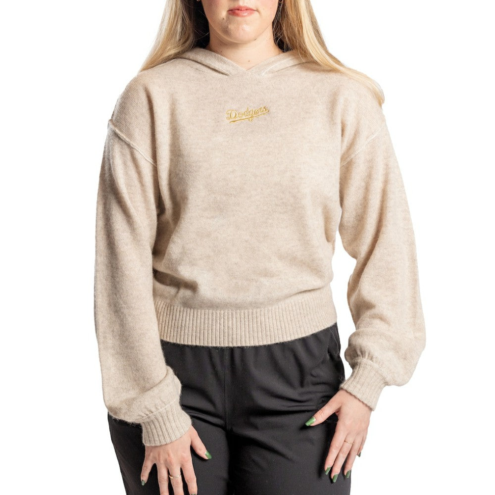 Los Angeles Dodgers Lusso Women's Beatriz Cashmere Pullover Hoodie | MLB Online