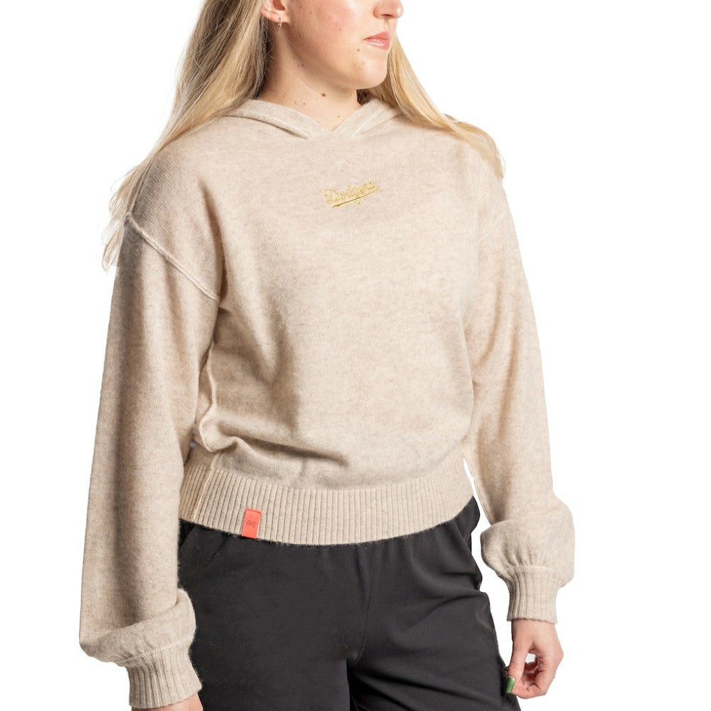 Los Angeles Dodgers Lusso Women's Beatriz Cashmere Pullover Hoodie | MLB Online
