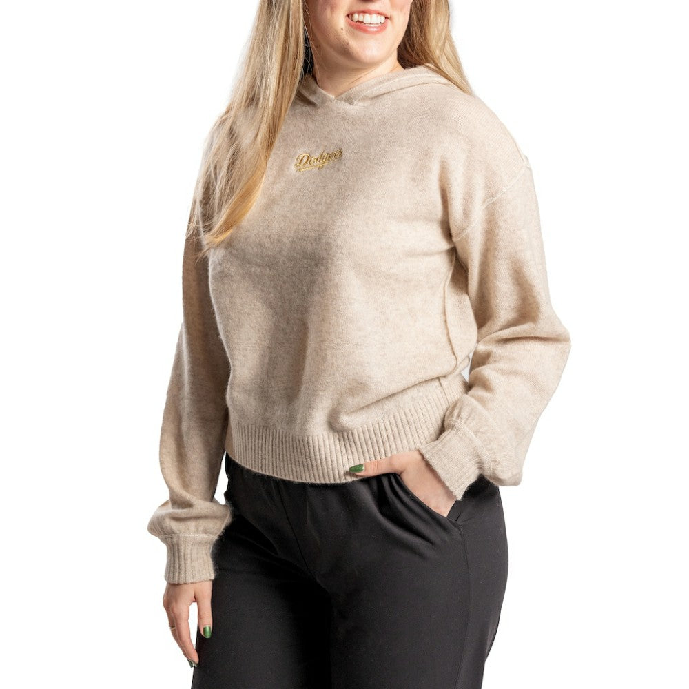 Los Angeles Dodgers Lusso Women's Beatriz Cashmere Pullover Hoodie | MLB Online
