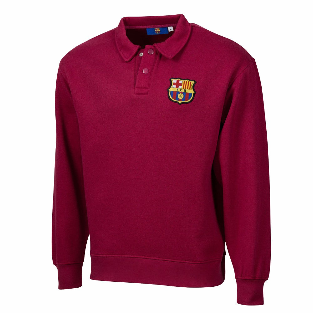 Barcelona Sport Design Sweden Retro Relaxed Fleece Sweatshirt Red