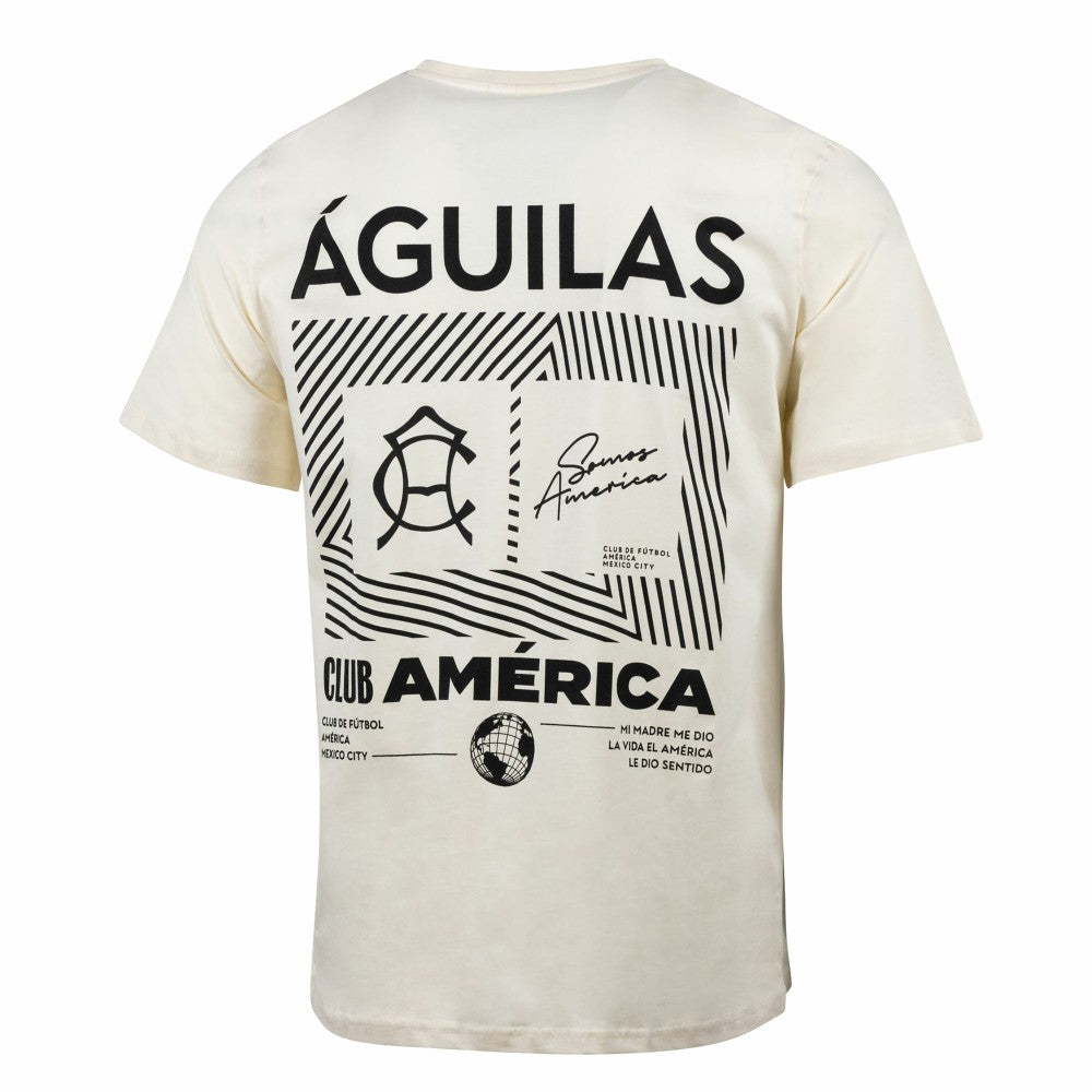 Club America Sport Design Sweden Everyday Relaxed T-Shirt Cream