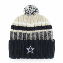 Dallas Cowboys 47 brand '47 Long Range Cuffed Knit Hat with Pom