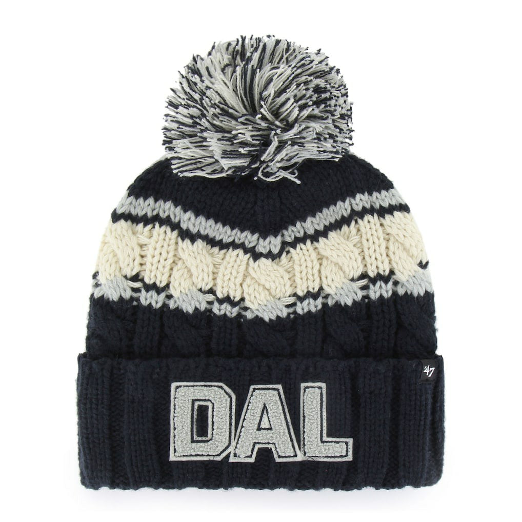 Dallas Cowboys 47 brand '47 Women's Emma Cuffed Knit Hat with Pom