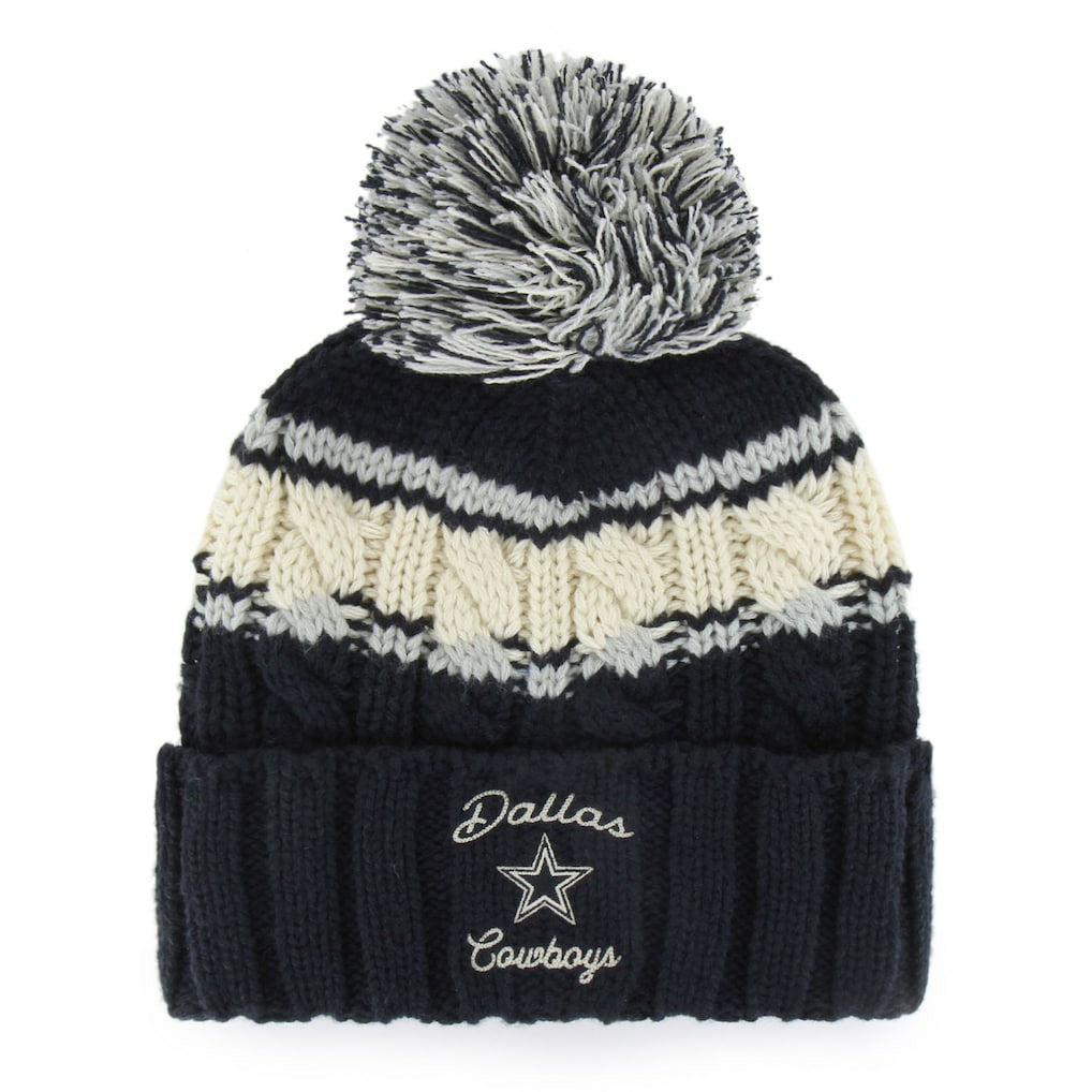 Dallas Cowboys 47 brand '47 Women's Emma Cuffed Knit Hat with Pom