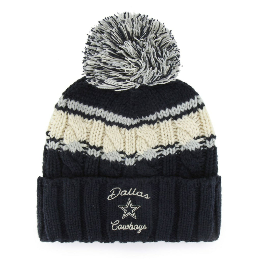 Dallas Cowboys 47 brand '47 Women's Emma Cuffed Knit Hat with Pom
