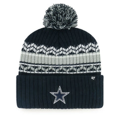Dallas Cowboys 47 brand '47 Youth Polar Vortex Cuffed Knit Hat with Pom