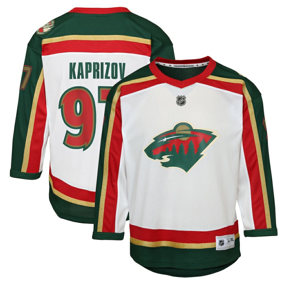 Kirill Kaprizov Minnesota Wild Youth 25th Anniversary Replica Player Jersey For Sale