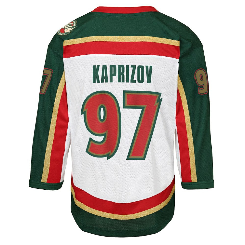 Kirill Kaprizov Minnesota Wild Youth 25th Anniversary Replica Player Jersey For Sale