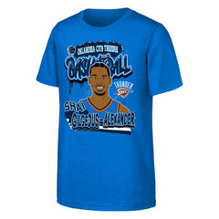 Shai Gilgeous-Alexander Oklahoma City Thunder Outerstuff Youth Baller T-Shirt New