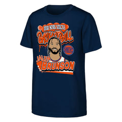 Jalen Brunson New York Knicks Outerstuff Youth Baller T-Shirt Discount
