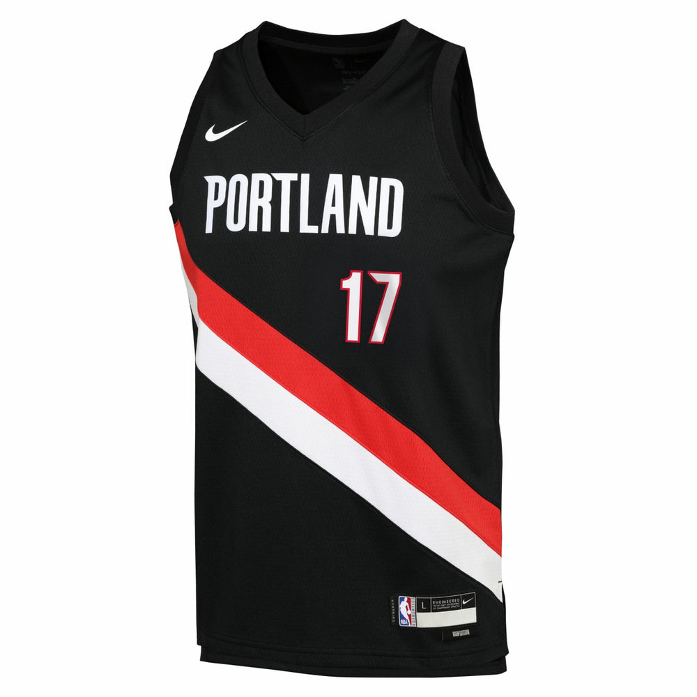 Shaedon Sharpe Portland Trail Blazers Youth Icon Edition Swingman Jersey Outlet