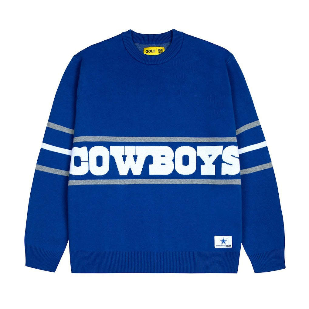 Dallas Cowboys  GOLF WANG Jacquard Pullover Sweater