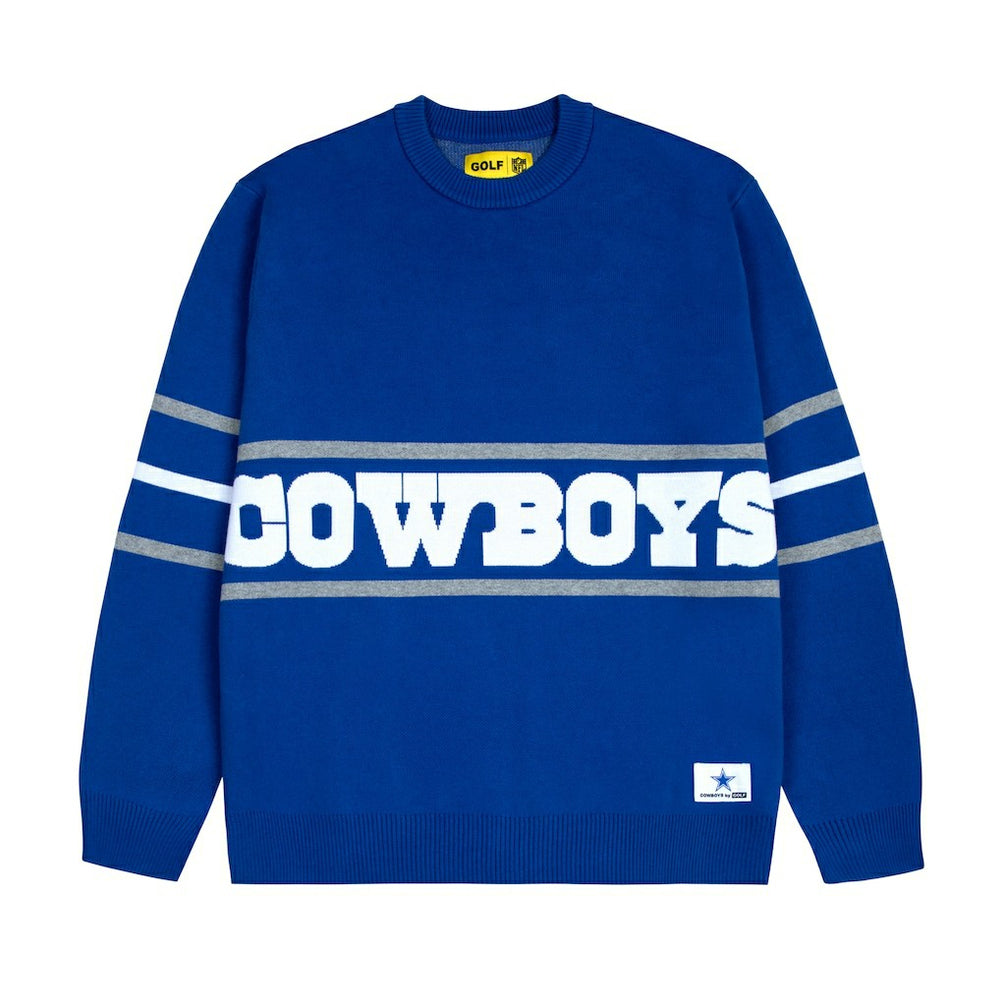 Dallas Cowboys  GOLF WANG Jacquard Pullover Sweater