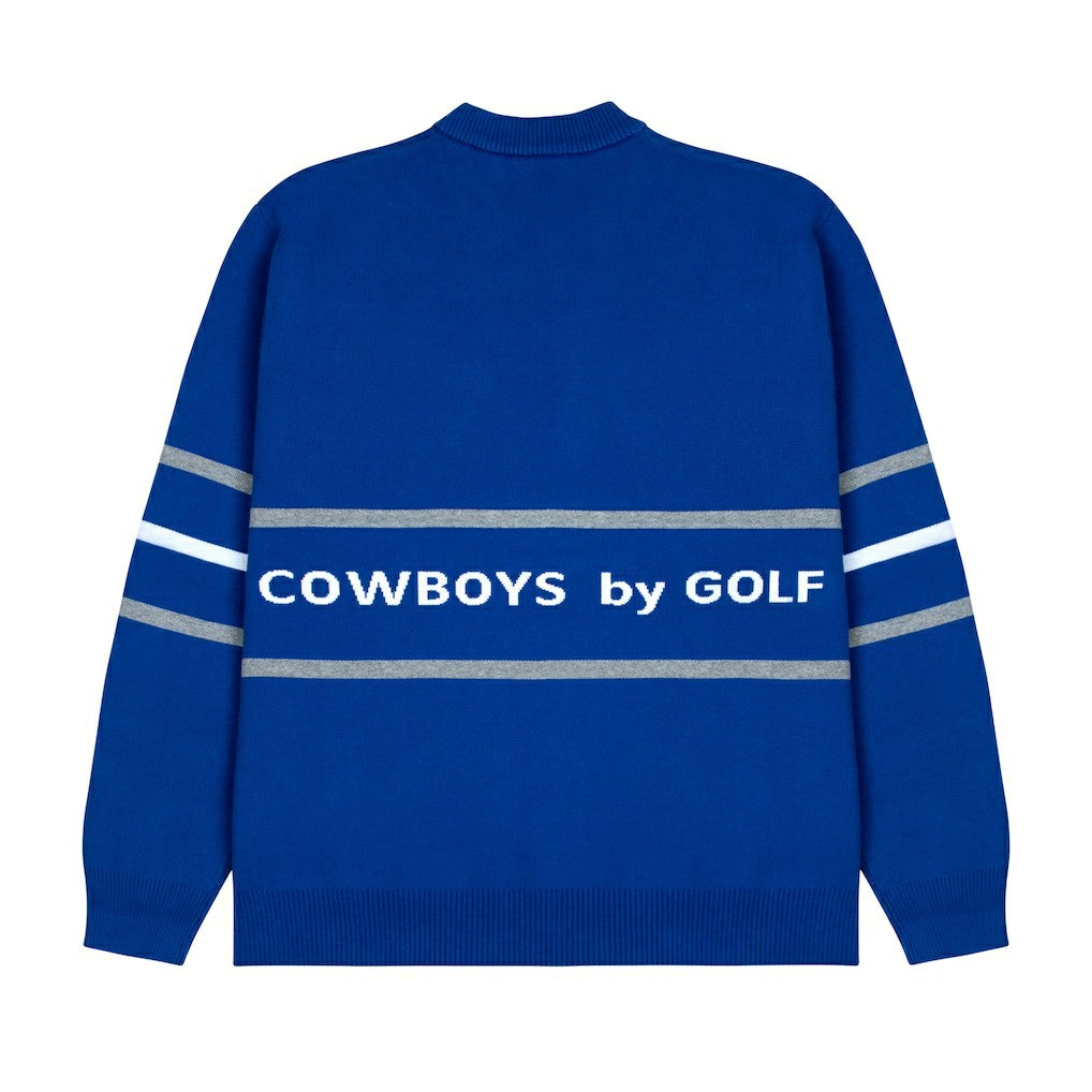 Dallas Cowboys  GOLF WANG Jacquard Pullover Sweater