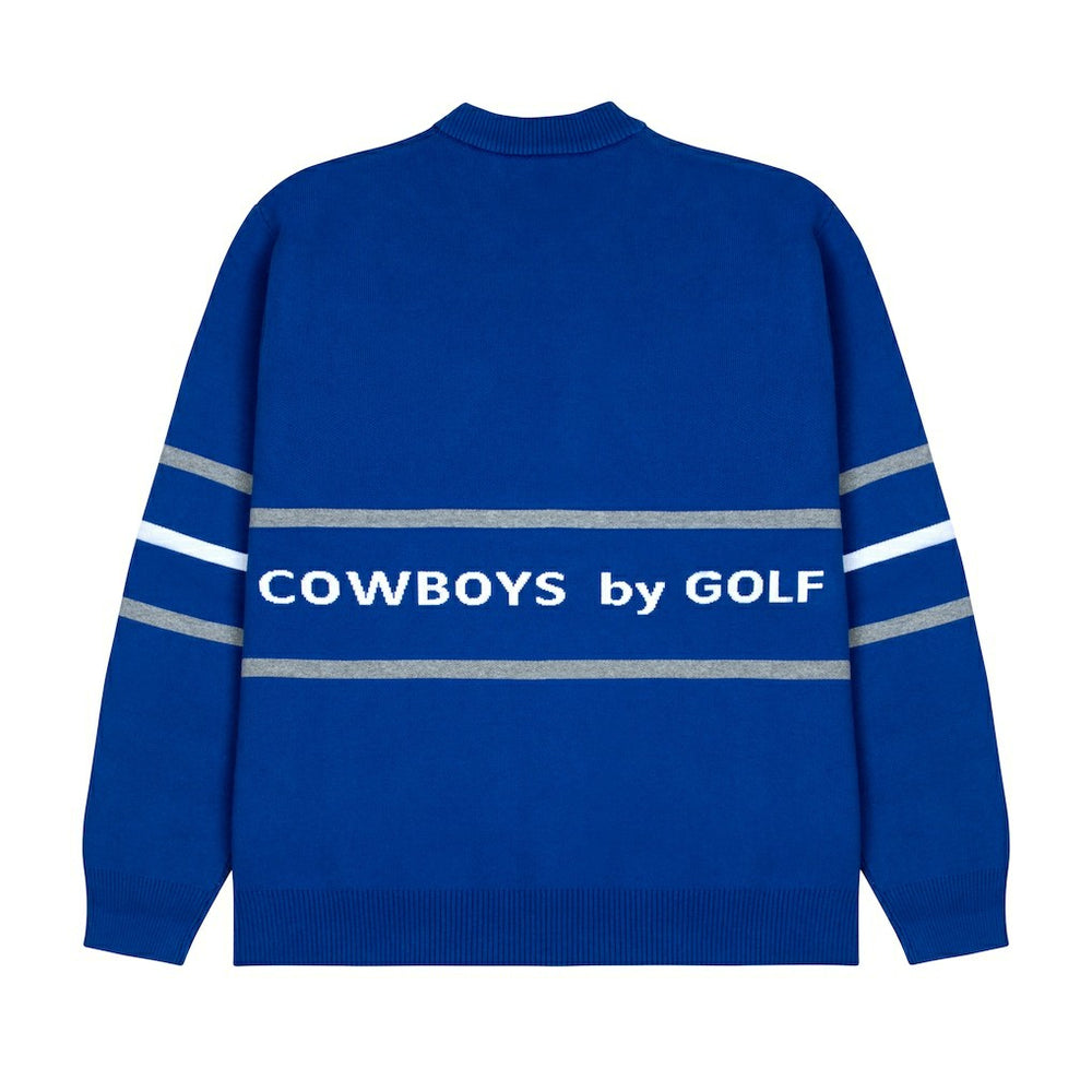 Dallas Cowboys  GOLF WANG Jacquard Pullover Sweater
