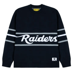 Las Vegas Raiders  GOLF WANG Jacquard Pullover Sweater