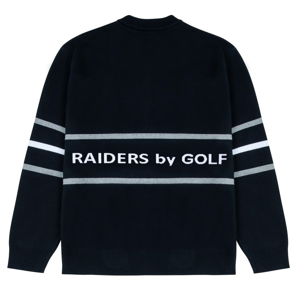 Las Vegas Raiders  GOLF WANG Jacquard Pullover Sweater