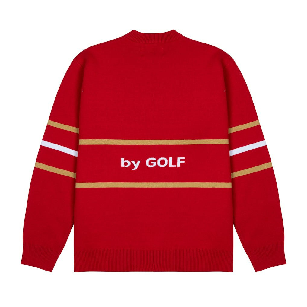 San Francisco 49ers  GOLF WANG Jacquard Pullover Sweater
