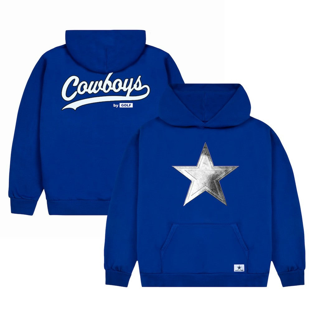 Dallas Cowboys  GOLF WANG Cutout Pullover Hoodie
