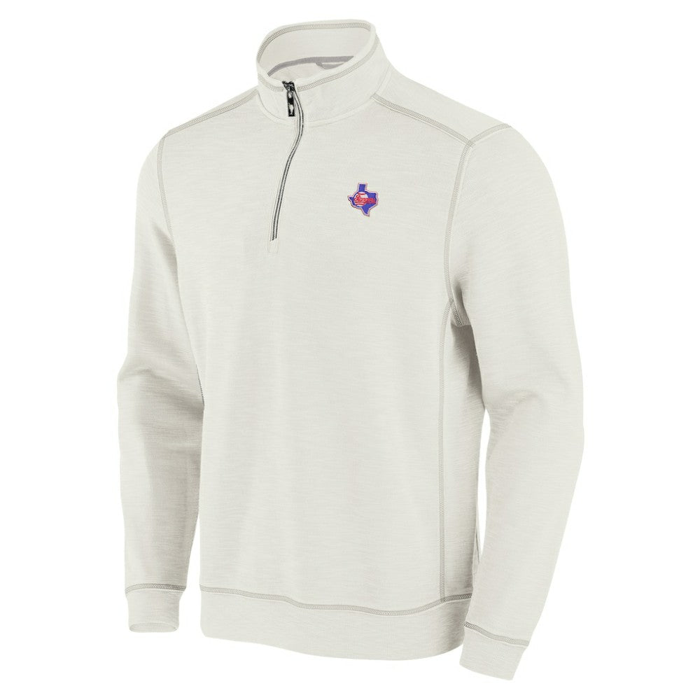 Texas Rangers Tommy Bahama Sport Tobago Bay Tri-Blend Half-Zip Sweatshirt | MLB Near me