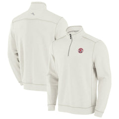 Boston Red Sox Tommy Bahama Sport Tobago Bay Tri-Blend Half-Zip Sweatshirt | MLB Sale