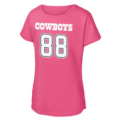Dallas Cowboys  CeeDee Lamb  Girls Youth Player Name & Number T-Shirt