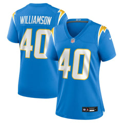 Los Angeles Chargers Nike Kendall Williamson  Women's Team Game Jersey