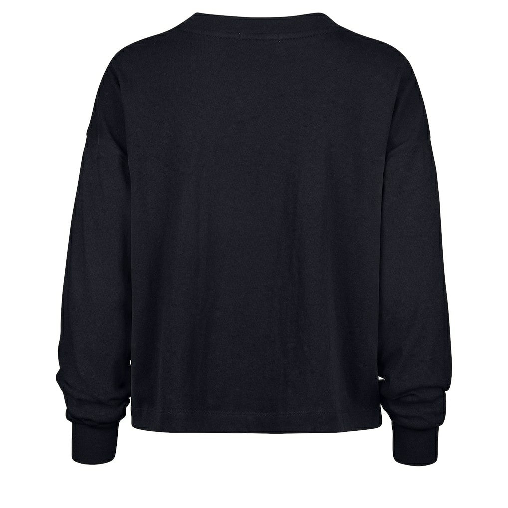 New England Patriots 47 brand '47 Women's Muse Sydney Long Sleeve Cropped T-Shirt