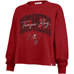Tampa Bay Buccaneers 47 brand '47 Women's Muse Sydney Long Sleeve Cropped T-Shirt