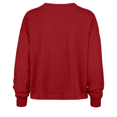 San Francisco 49ers 47 brand '47 Women's Muse Sydney Long Sleeve Cropped T-Shirt