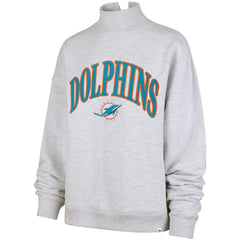Miami Dolphins 47 brand '47 Women's Vantage Mock Neck Pullover Sweatshirt