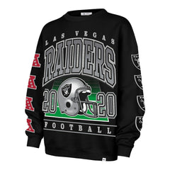 Las Vegas Raiders 47 brand '47 Women's Go Big Oversized Pullover Sweatshirt