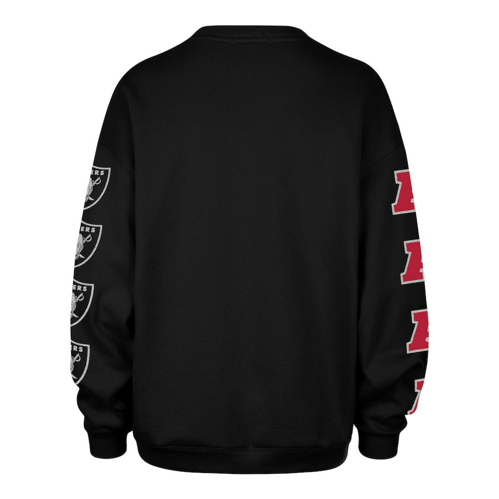 Las Vegas Raiders 47 brand '47 Women's Go Big Oversized Pullover Sweatshirt