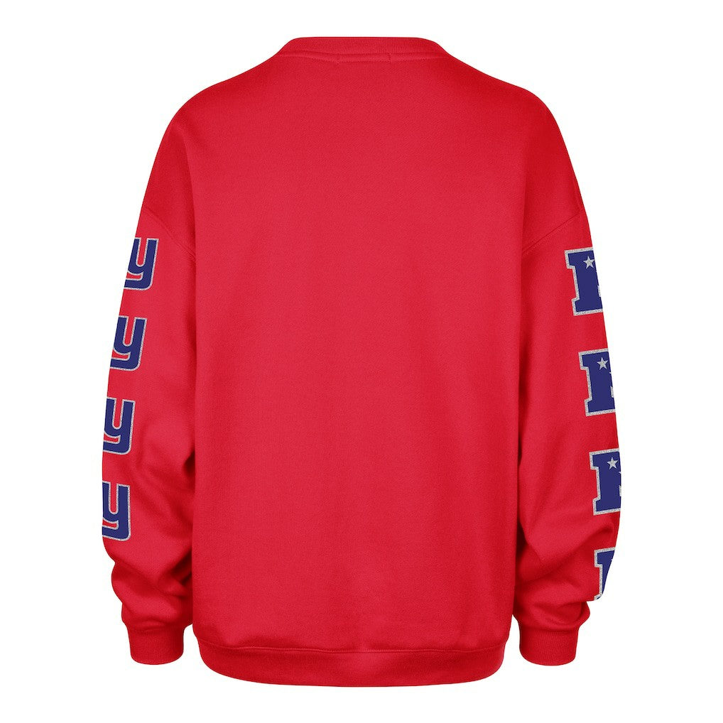 New York Giants 47 brand '47 Women's Go Big Oversized Pullover Sweatshirt