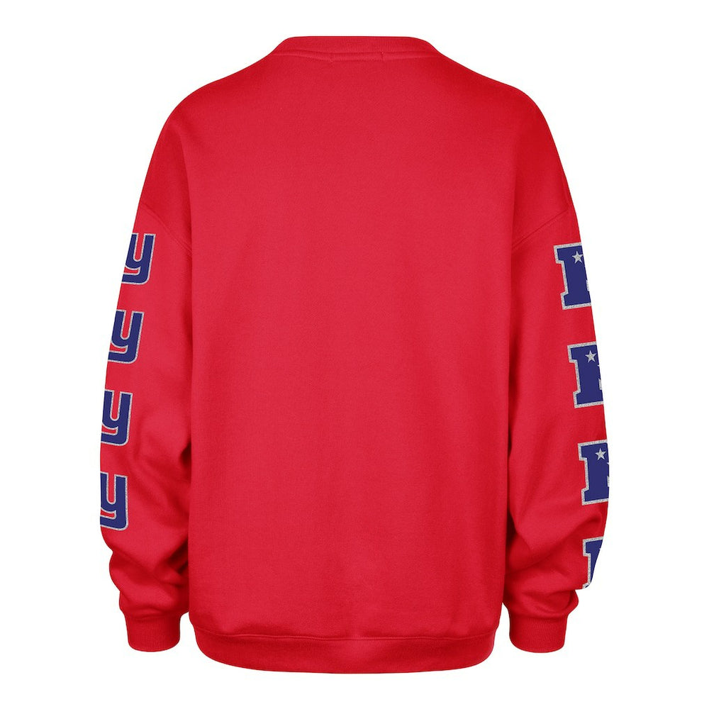 New York Giants 47 brand '47 Women's Go Big Oversized Pullover Sweatshirt