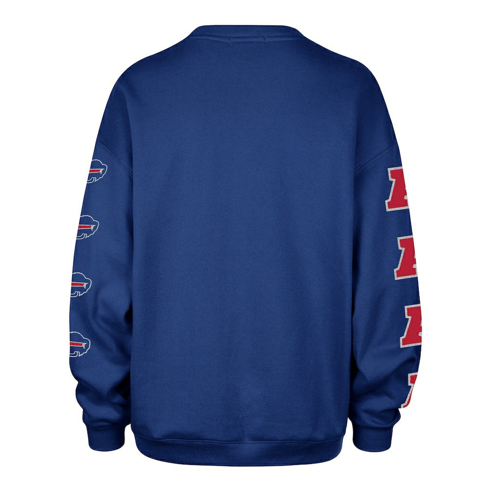 Buffalo Bills 47 brand '47 Women's Go Big Oversized Pullover Sweatshirt
