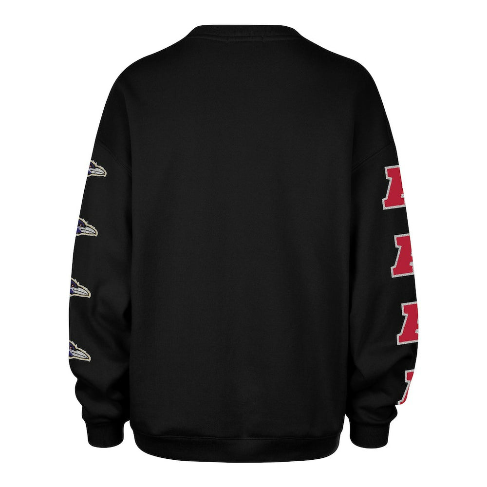 Baltimore Ravens 47 brand '47 Women's Go Big Oversized Pullover Sweatshirt