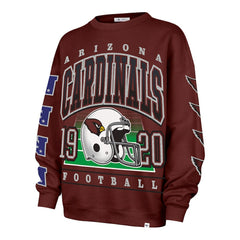Arizona Cardinals 47 brand '47 Women's Go Big Oversized Pullover Sweatshirt