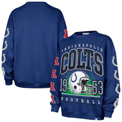 Indianapolis Colts 47 brand '47 Women's Go Big Oversized Pullover Sweatshirt