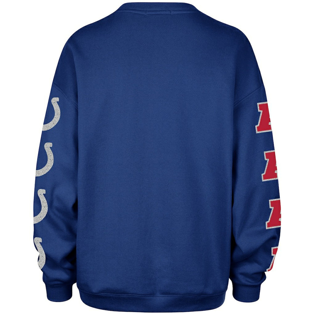 Indianapolis Colts 47 brand '47 Women's Go Big Oversized Pullover Sweatshirt