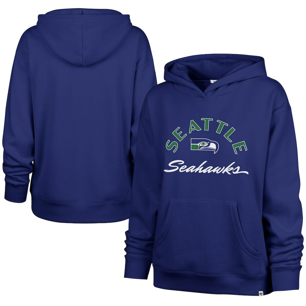Seattle Seahawks 47 brand '47 Women's Whirlwind Naomi Pullover Hoodie